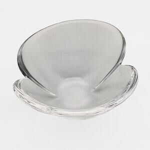 Holmegaard Glass Works "Duo" Small Hand-Blown Bowl Dish by Torben Jørgensen